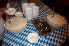 Bergfest: Dessert für das Bayerische Buffet